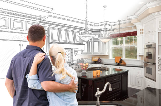 Professional Kitchen Island Installation technician working in Flagtown, NJ